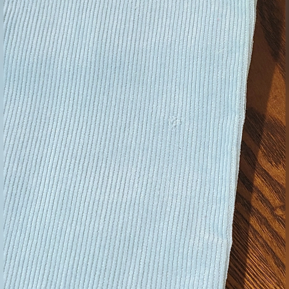Light blue ruffled overalls set by Little Me, size 4T - Picture 4 of 7